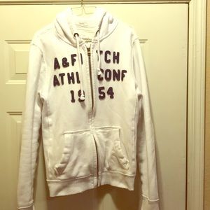 A & F Zipper Sweat Shirt Hoodie